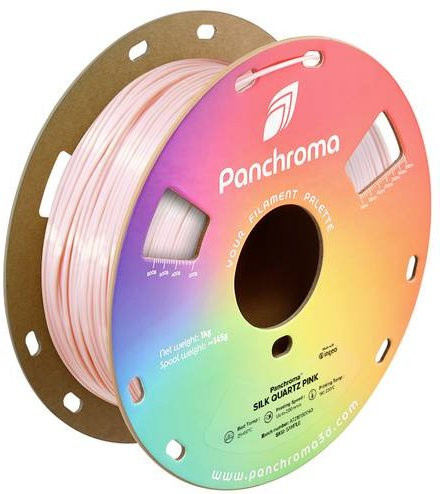 Polymaker Panchroma Silk PLA Filament 1.75 mm Quartz Pink 1000 g - Bild 1