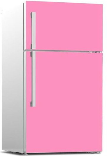 Selbstklebende Kühlschrankaufkleber von Sticker House in Pink, Vinyl Küchenmöbel Dekor Wrap für Kühlschrank und Gefrierschrank, Breite: 60 cm, Höhe: 180 cm - Bild 1