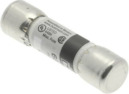 Eaton KTK-30 Superflink Sicherungseinsatz 30A 600V, Durchmesser: 10 mm, Länge: 38 mm, 10 Stück, Schwarz/Silber - Bild 1