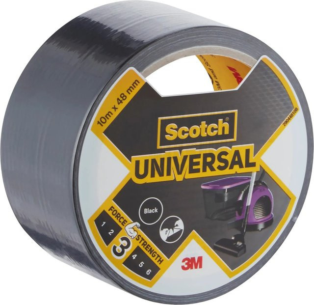 Scotch Universal Klebeband 2904 Schwarz Breite: 48 mm, Länge: 10 m - Bild 1