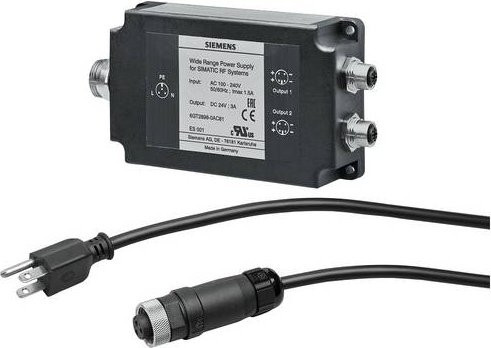 Siemens 6GT28980AC20 Hutschienen-Netzteil in Schwarz - Bild 1