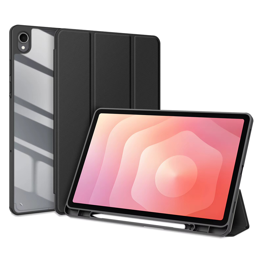 DUX DUCIS stoßfeste Schutzhülle für Samsung Galaxy Tab S11 11 Zoll, transparente Ganzkörper-Hülle mit Auto Sleep/Wake Funktion, Schwarz - Bild 5
