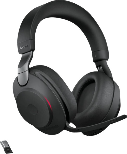 Jabra Evolve2 85 UC Stereo Over-Ear Headset Bluetooth und USB-A in Schwarz - Bild 1