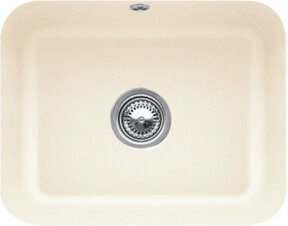 Villeroy & Boch Unterbauspüle Cisterna 60C mit Ablaufgarnitur und Exzenter in Beige CeramicPlus - Bild 1