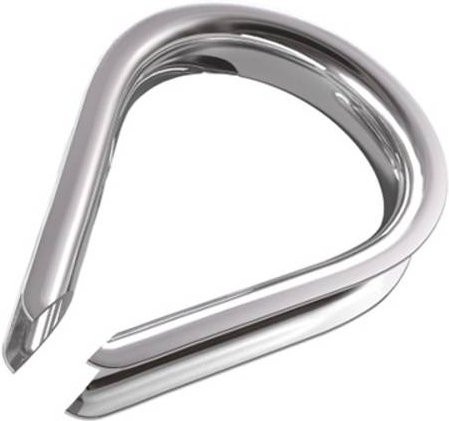 Dörner + Helmer Kausche aus Edelstahl A2 in Silber, 20 Stück, Durchmesser: 8 mm - Bild 1