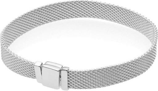 YIRAN Jewelry Armband 925 Sterling Silber, Schlangenkette, 18cm, Damen, grau - Bild 1
