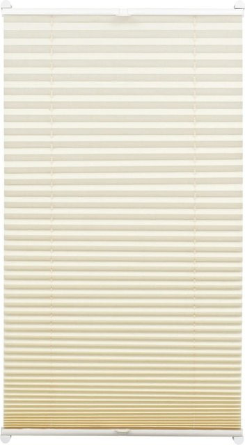 Gardinia EasyFix Plissee mit 2 Bedienschienen, Elfenbein, B: 75 cm, H: 130 cm - Bild 1