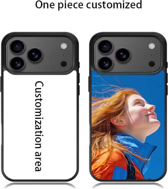 Personalisierte 2D Sublimations-Handyhülle mit Aluminium-Einsatz für Apple iPhone 17 Air und iPhone 17 Pro Max aus TPU+PC - Bild 1