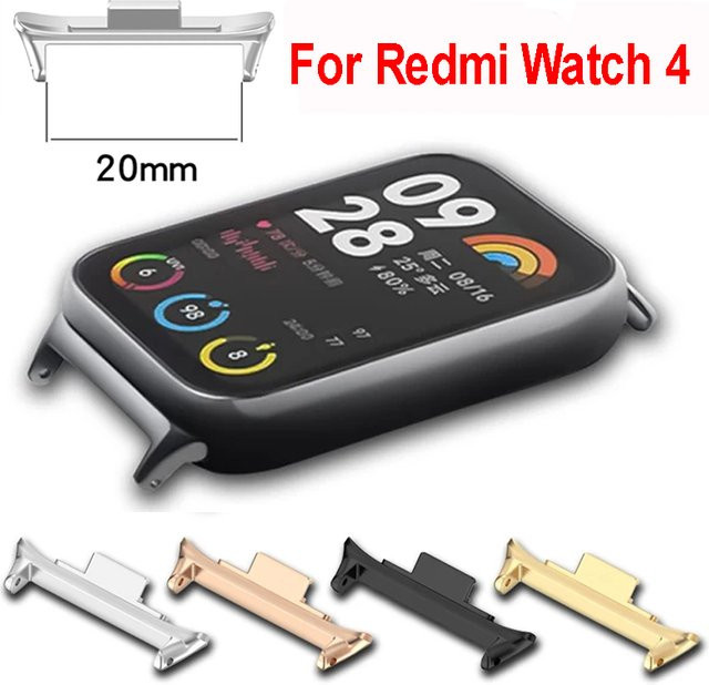 jansin Uhrenanschluss Edelstahl, Silber, Redmi Watch 4, 20 mm - Bild 1
