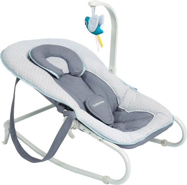 Babymoov Babywippe Graphic in Weiss und Grau - Bild 1
