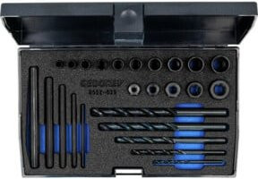 Gedore 8552-025 Gewindeausdrehersatz in Schwarz - Bild 1