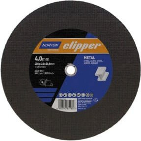 CLIPPER Trennscheibe für Metall A24R Schwarz, Durchmesser: 400 mm, Dicke: 4 mm, Bohrung: 20 mm - Bild 1