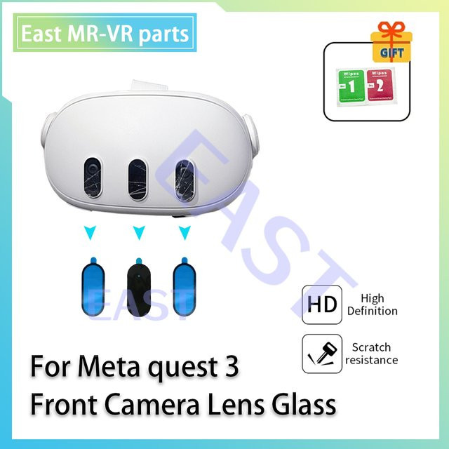 FULCOL Ersatz-Frontkameraobjektiv für Meta Quest 3 VR-Headset mit Tiefensensor-Glas - Bild 1