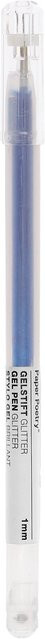 Rico Design Paper Poetry Gelstift mit Glitter in Blau, Strichstärke 1 mm - Bild 1