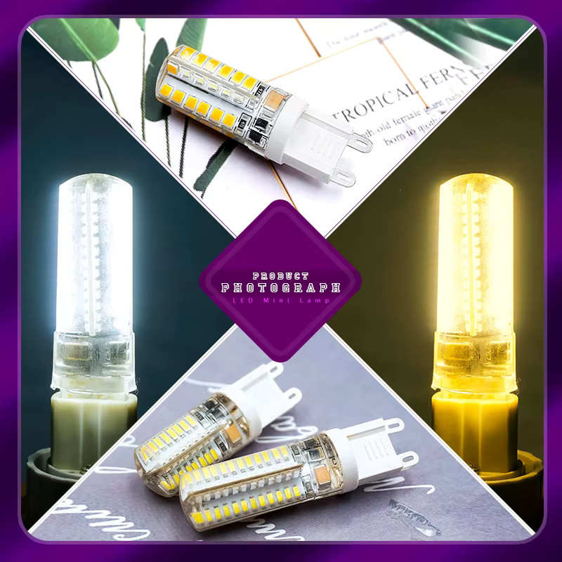 2er-Set LARZI G9 LED Mais Glühbirnen Cold White 220V-240V als Halogen-Ersatz - Bild 5