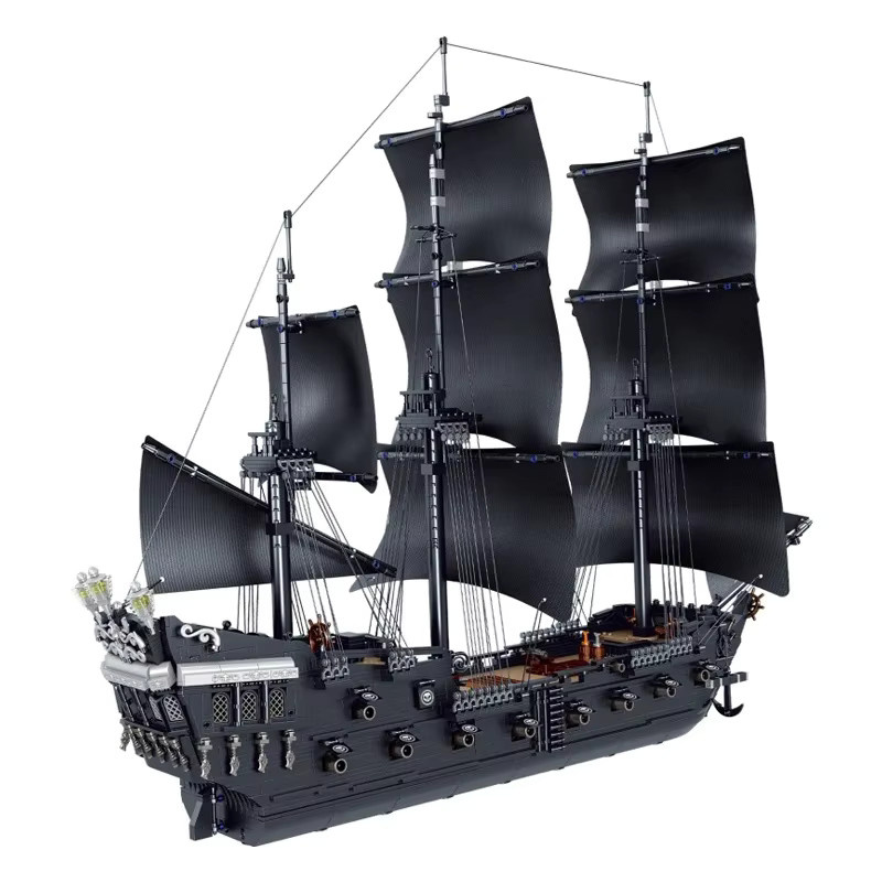 GUCAA Black Pearl Piratenschiff, Bausteine, Piraten, Montage Modell Spielzeug - Bild 3