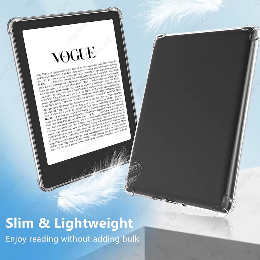 DZSWYCASE Transparente Schutzhülle für Kindle 11. und 10. Generation sowie Kindle Paperwhite 6 5 4 3 2 1, ultradünnes TPU-Softcover - Bild 5