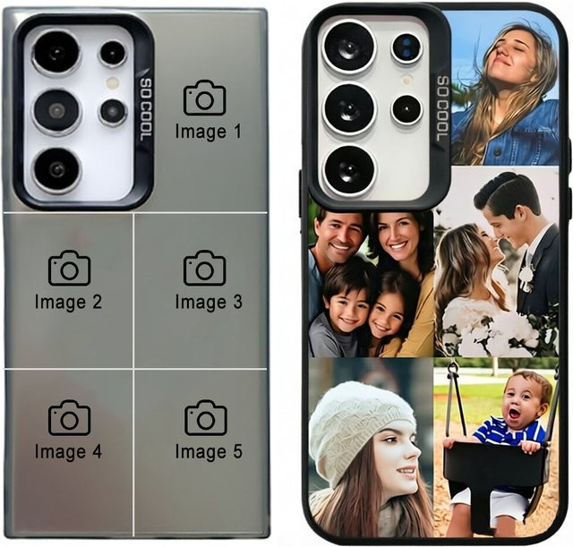 Stoßfeste DIY Foto IMD Handyhülle für Samsung Galaxy S26 S25 S24 S23 S22 S21 S10 FE Plus Ultra Note 20 Ultra Note9 in Lila - Bild 1