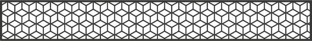 GroJa Steckzaun Designeinsatz Cube Anthrazit Schwarz B/H: 180 x 30 cm - Bild 1