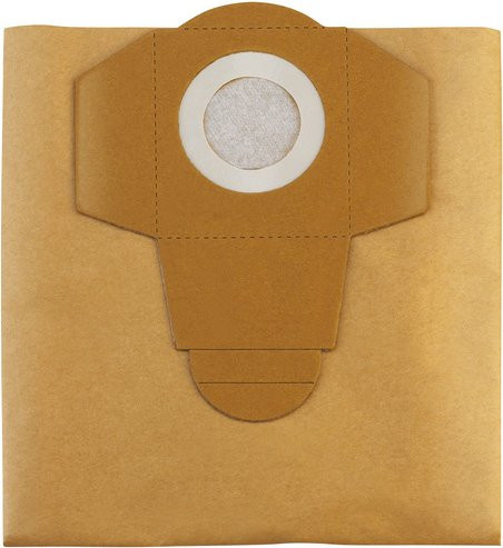 KRAFTRONIC Schmutzfangsack KT-NT 30 S aus Papier, 30 Liter, 5 Stück, braun - Bild 1