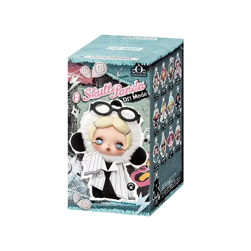 POP MART Skullpanda Off Mode Serie, Plüschpuppen-Anhänger, Mystery Box - Bild 2