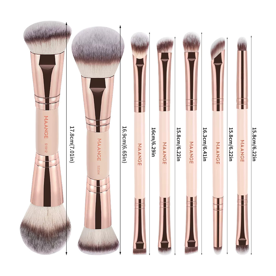MAANGE Make-up-Pinsel-Set, 7-teilig, Unisex - Bild 2