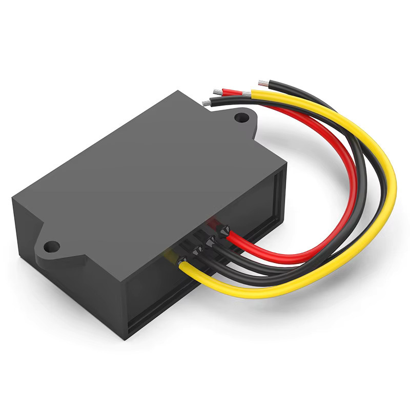 UENPO 12V auf 12V Spannungsstabilisator Schwarz, Automatisches Aufwärts- und Abwärtsmodul für Fahrzeuge (6V-20V auf 12V-13,8V) - Bild 2