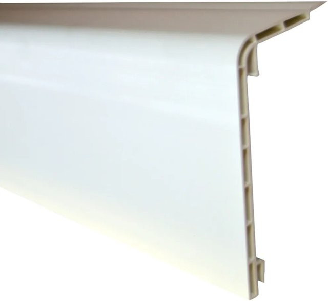 Döllken Profiles System 11 Heizungsrohrverkleidung Transition Weiß B: 10,7 cm, T: 4,5 cm, H: 200 cm - Bild 1