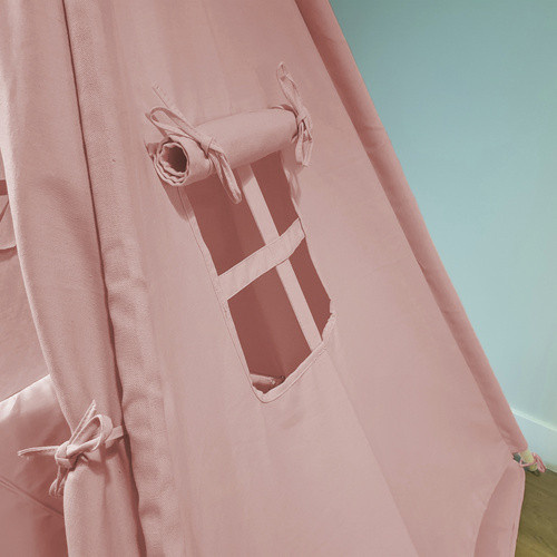 Sunny Kinder Tipi-Zelt Alba in Pink, B/H/T: 120 x 160 x 120 cm - Bild 2