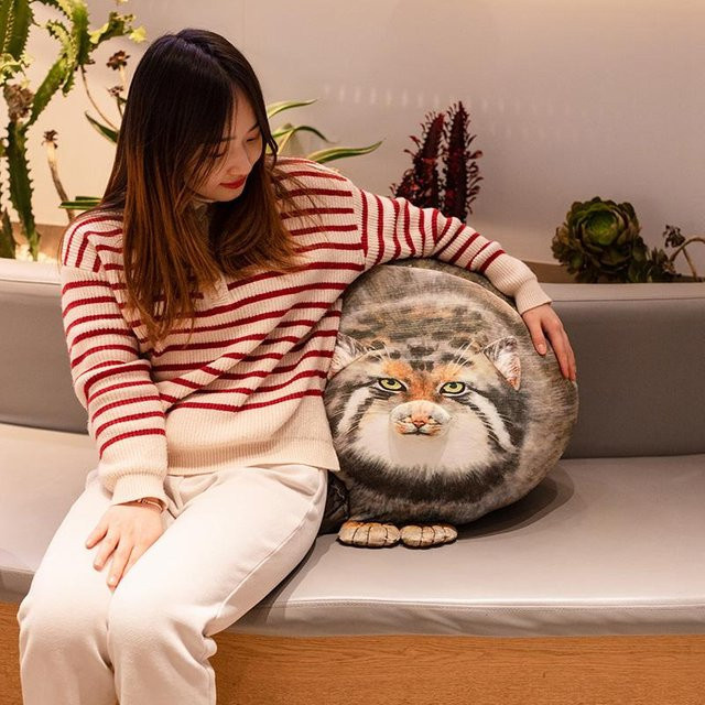 Yiran Health & Beauty Pallas-Katzen-Plüsch-Körperkissen, ab 14 Jahren - Bild 1
