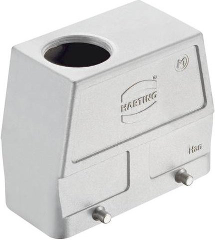 HARTING Tüllengehäuse 19 62 816 0431 in Silber aus Aluminium - Bild 1