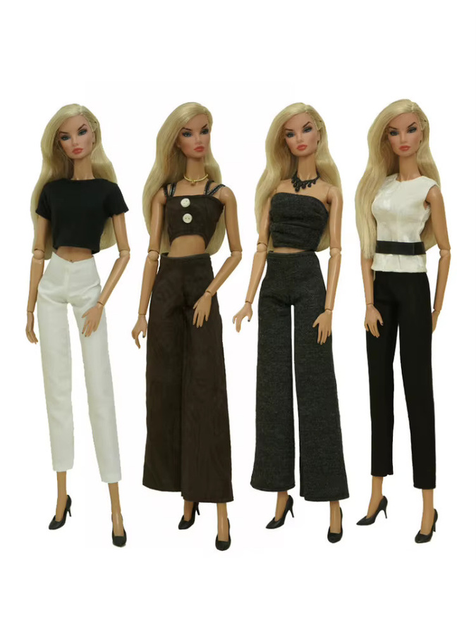 GIHOO Puppenkleidung, modisches Hosen-Set, Zubehör, Plüsch / Textil - Bild 3