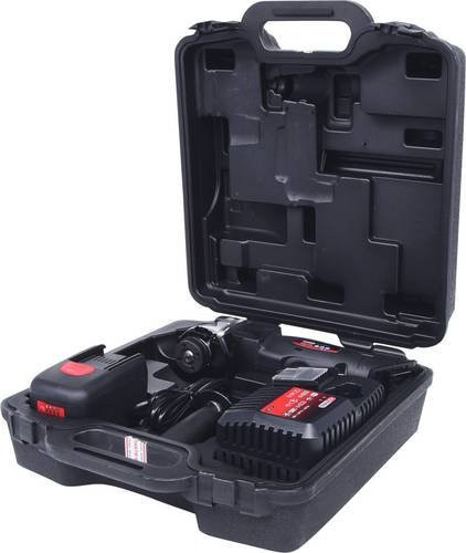KS Tools Akku-Winkelschleifer 115mm Schwarz mit 18.0V Akku und Ladegerät - Bild 1