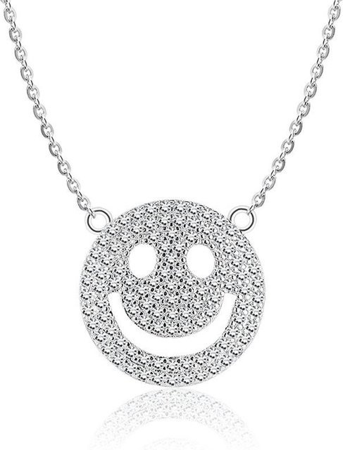 Wucifang Jewelry Halskette, Messing, Zirkonia, Weiß, Damen - Bild 1