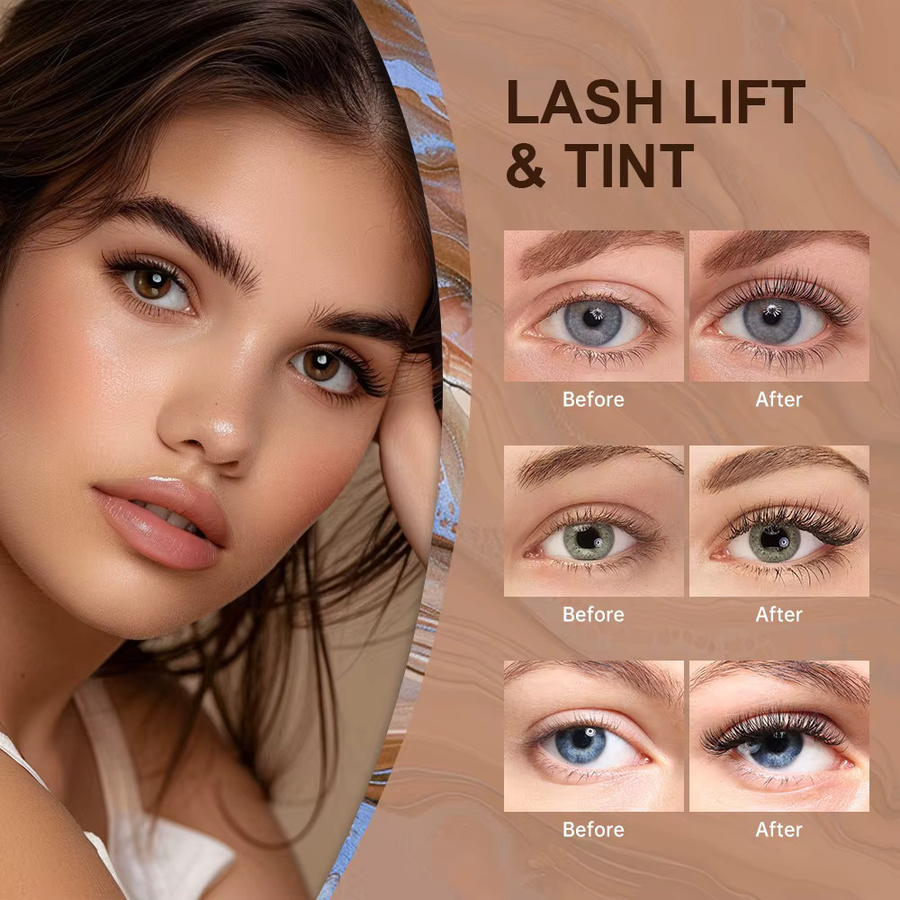 ibcccndc Wimpernlift- und Tönungsset, Unisex - Bild 4