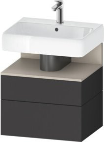 Duravit Waschtischunterschrank Qatego mit Nischenbereich, B/T/H: 59 x 47 x 59 cm - Bild 1