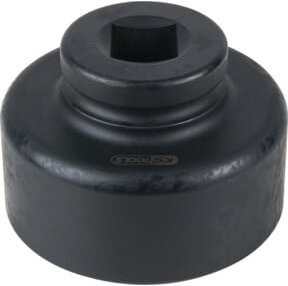 KS Tools Achsmuttern-Schlüssel 1 Zoll, 8-kant, kurz, schwarz, Stahl, Länge: 160 mm - Bild 1