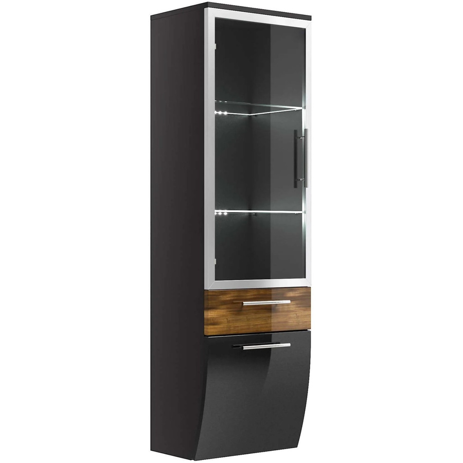 Posseik Bad-Hochschrank Salona Anthrazit B: 40 cm, H: 134,5 cm - Bild 2