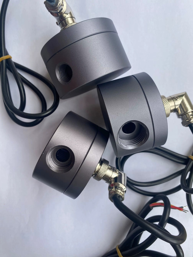 LOUCHEN ZM Durchflusssensor mit Hall-Effekt-Schalter aus Aluminiumlegierung für Öl und Wasser, Anschlüsse G1/2, G3/8, G1/4, Farbe: Braun - Bild 2