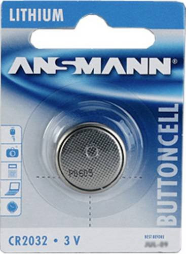 Ansmann Lithium Knopfzelle CR2032 3V, 230 mAh, Silber - Bild 3