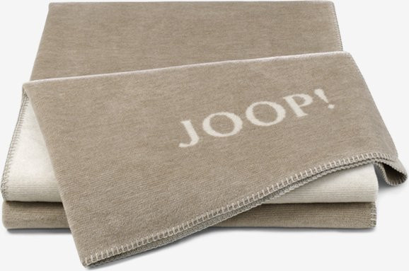 Joop Wohndecke Melange-Doubleface aus Wolle und Kaschmir in Sand/Beige, B/T: 200 x 150 cm - Bild 1
