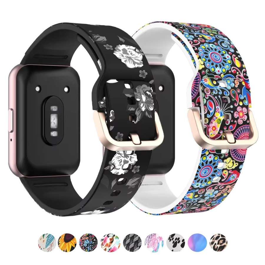 KILPILLS Uhrenarmband Silikon, Schwarz, Unisex, für Samsung Galaxy Fit 3 - Bild 2