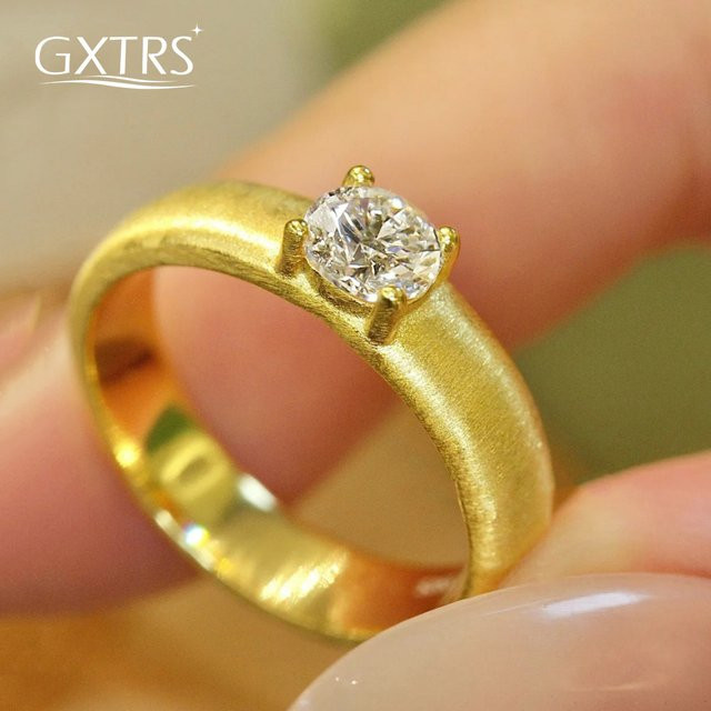 GXTRS Ring, 925 Silber, Moissanit, Damen - Bild 1