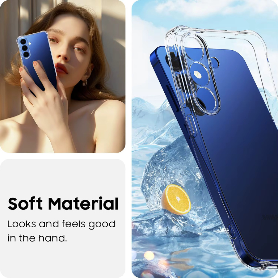 Stoßfeste und transparente TPU-Handyhülle für dein Samsung Galaxy S25 FE - Bild 3
