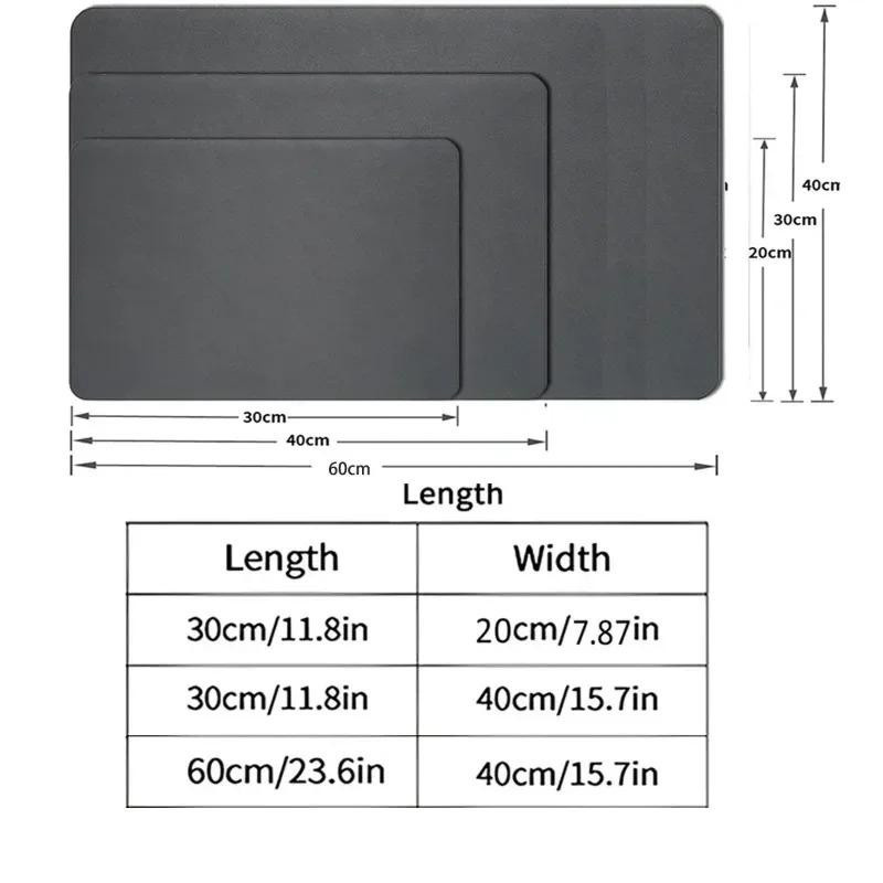 Lodestar Abtropfmatte Küche Marmor Geometrie aus Diatomeenerde, super saugfähig und schnell trocknend, B/T: 20 x 30 cm - Bild 1