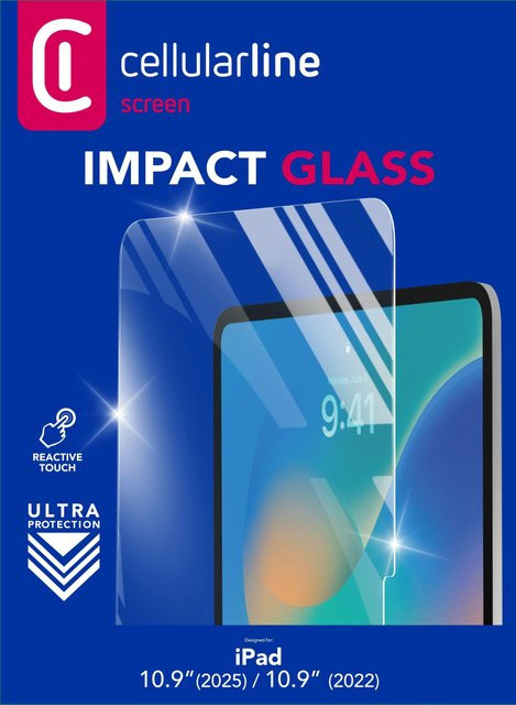 Apple Impact Glass Schutzhülle für iPad 10.9 Zoll (2025) transparent - Bild 1