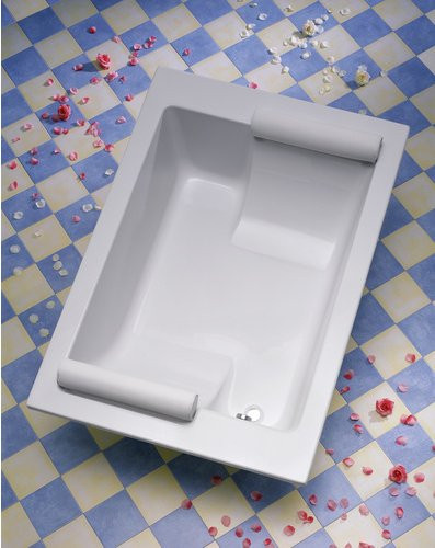 OTTOFOND Maharaja Körperform-Badewanne aus Acryl, rechteckig, Weiß, B/T/H: 195 x 135 x 44,5 cm - Bild 2