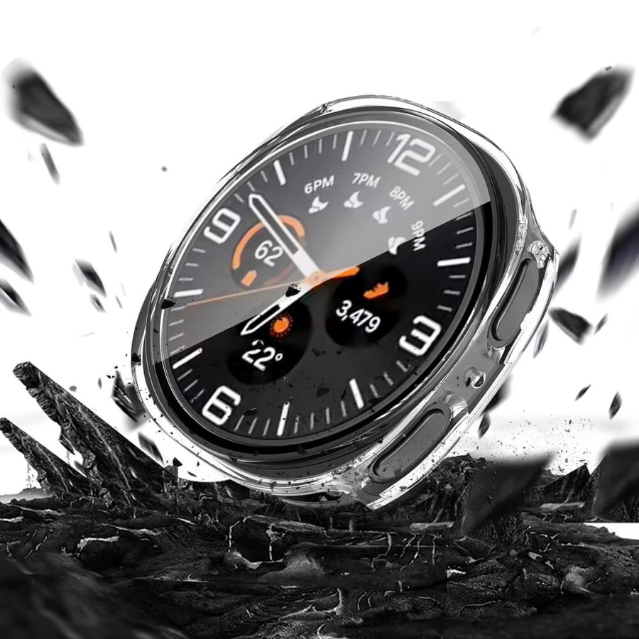 Samsung Displayschutzfolie mit gehärtetem Glas und Bumper Frame, Schwarz - Bild 4