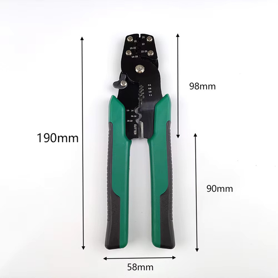 WOZOBUY 4-in-1 Multifunktions-Crimpzange mit Abisolier- und Drahtschneiderfunktion - Bild 2