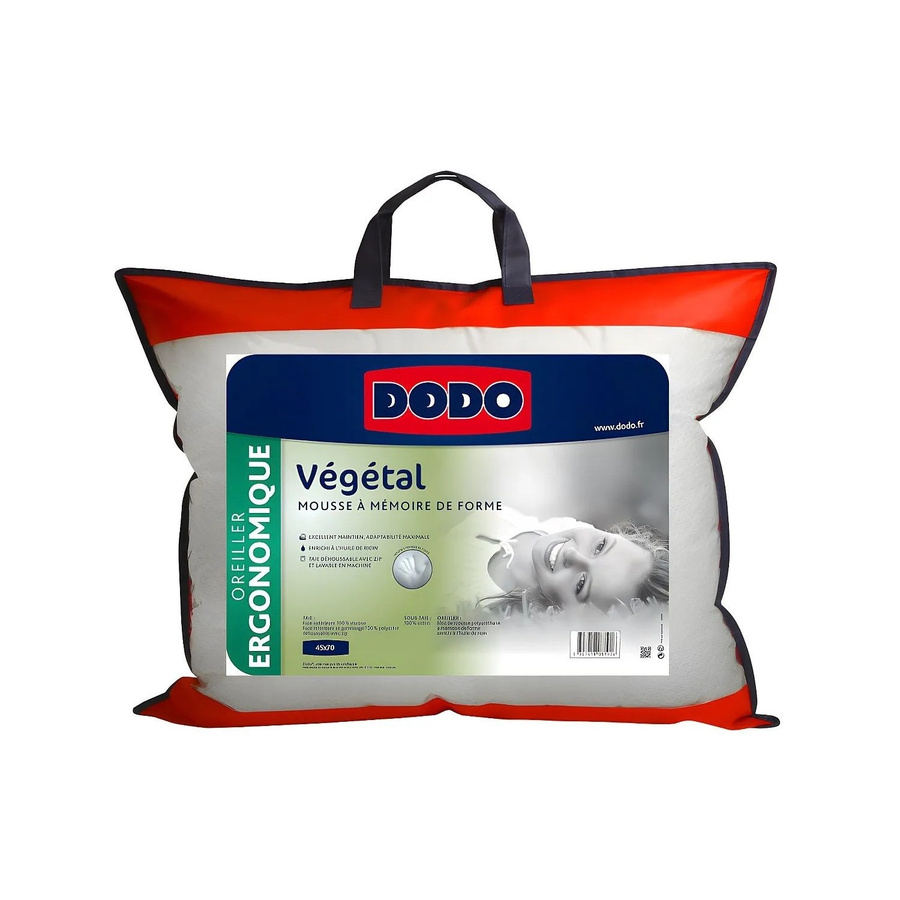 DODO Kopfkissen Vegetal aus Memory Foam in Weiß, B/H: 50 x 70 cm - Bild 2